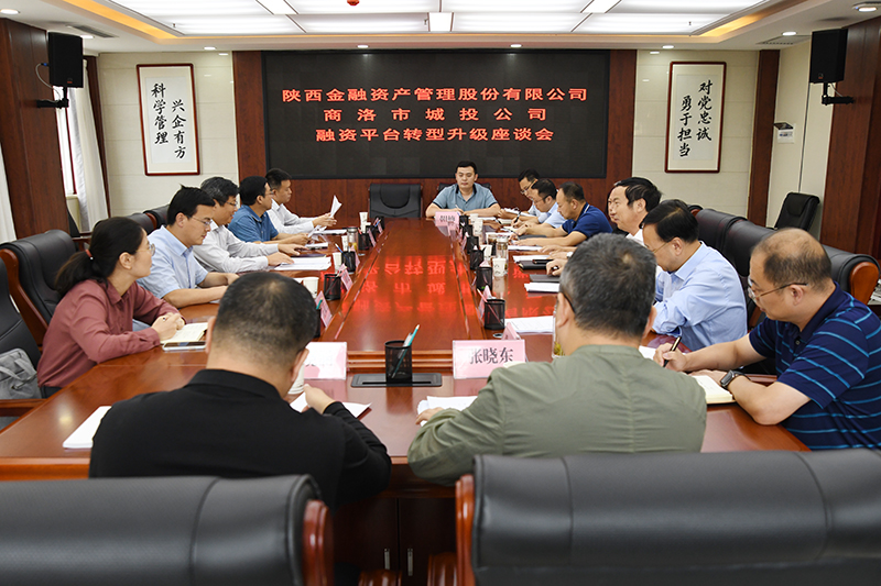 陜金資公司黨委委員、副總經(jīng)理寧軍興一行蒞臨公司調研融資平臺轉型升級工作